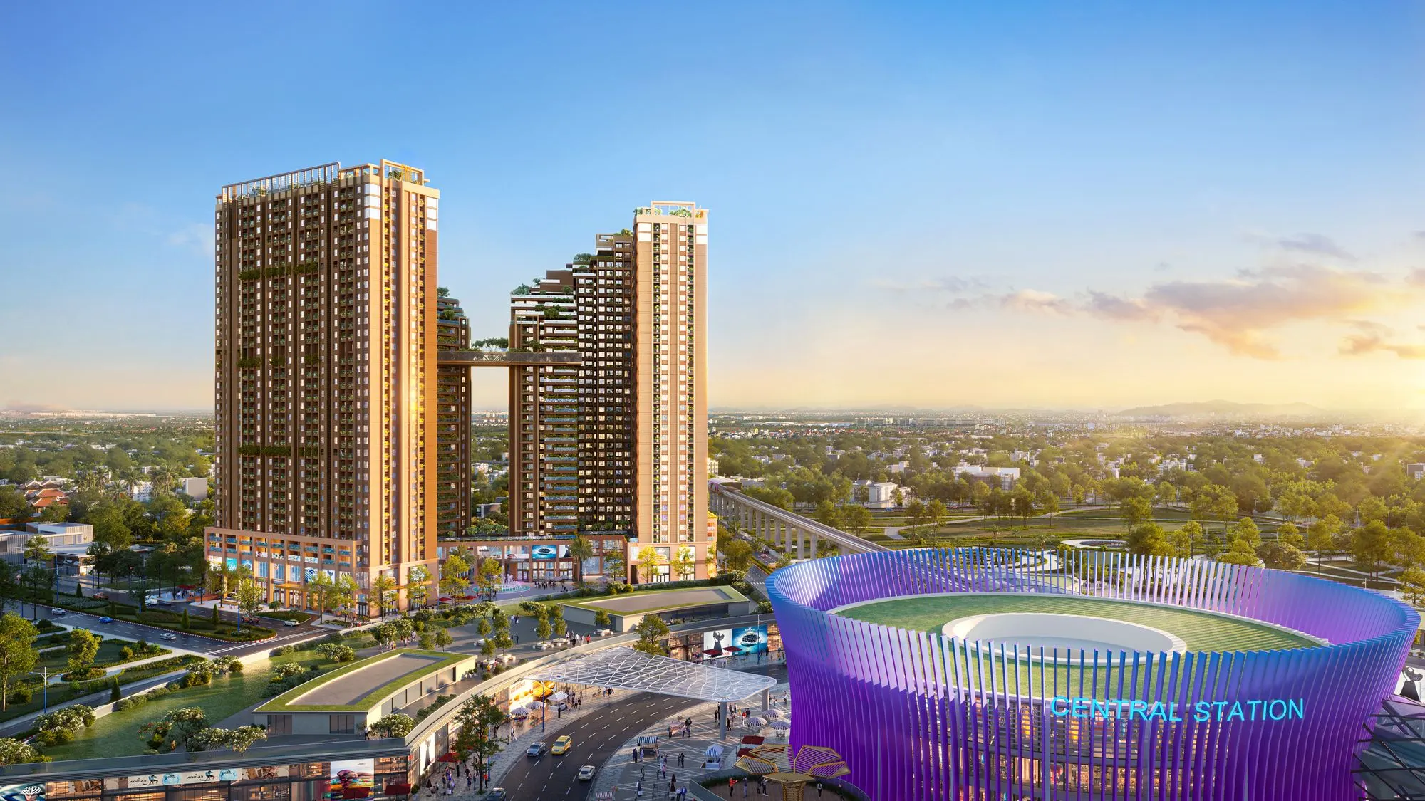 Dự án bên ga trung tâm Metro số 1
