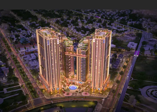 Toàn cảnh dự án về đêm