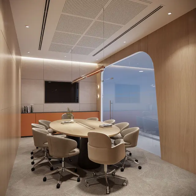 Phòng họp trong khu co-working